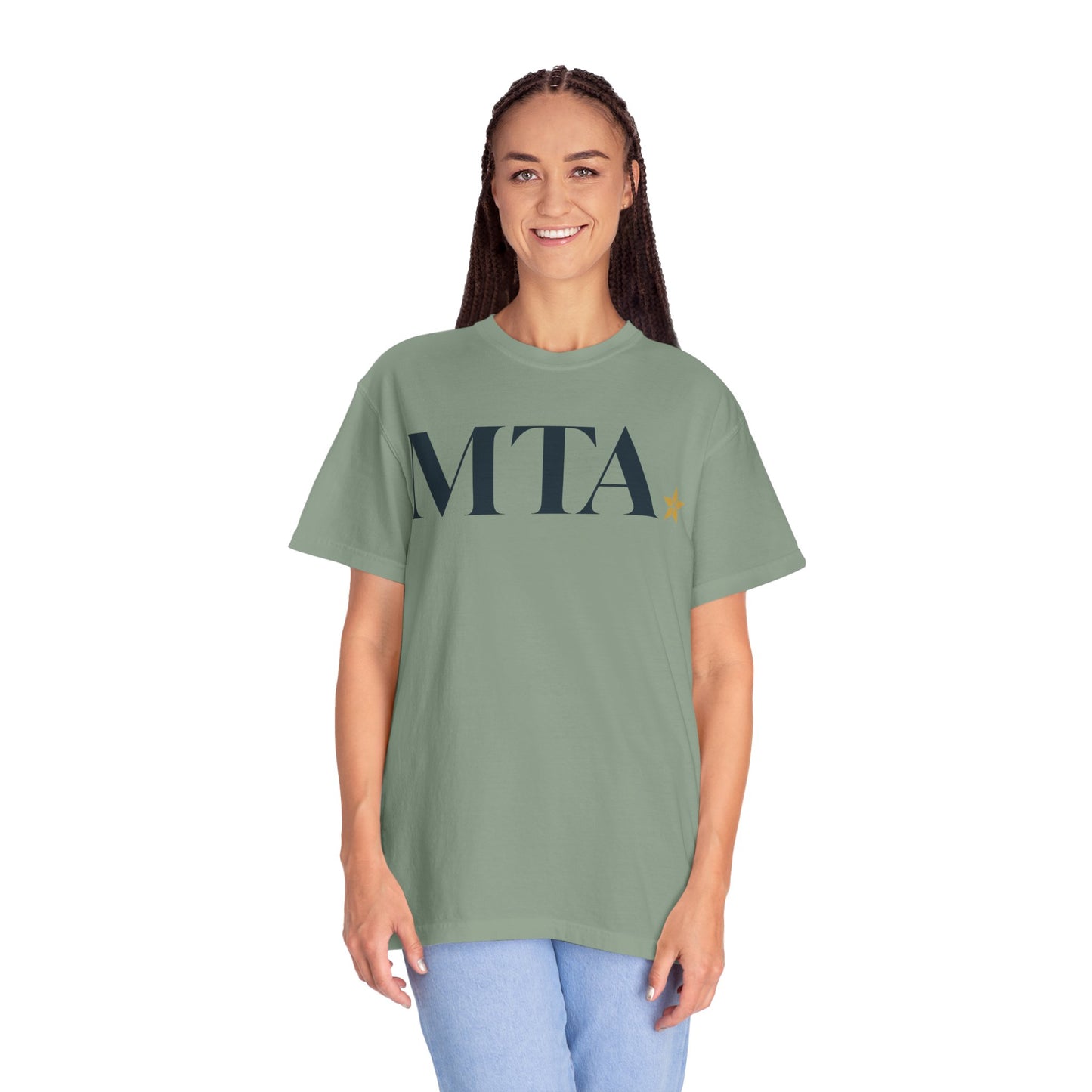 Monogram Comfort Colors T-Shirt with Star
