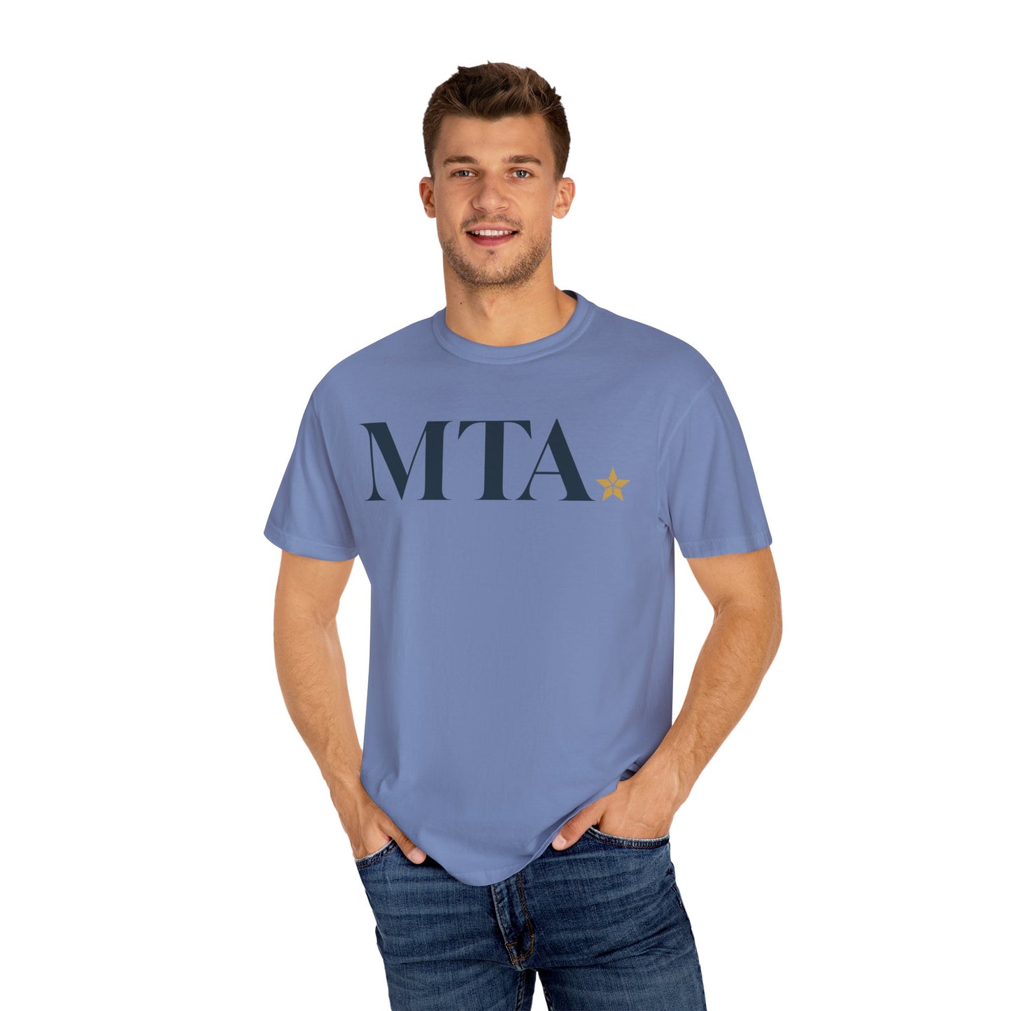 Monogram Comfort Colors T-Shirt with Star