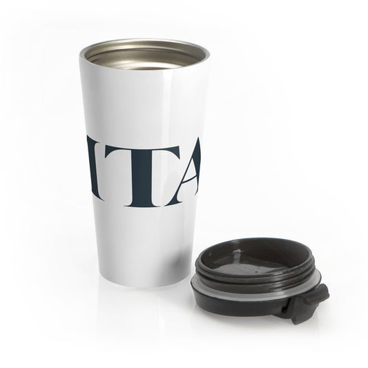 Monogram Stainless Steel Travel Mug