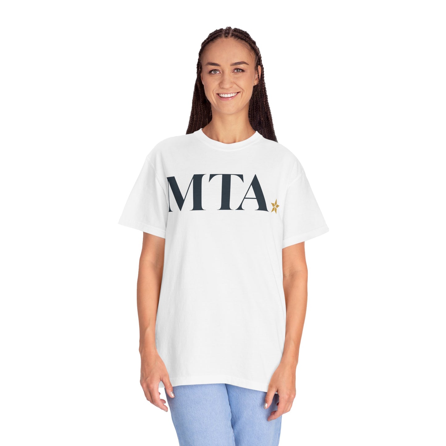 Monogram Comfort Colors T-Shirt with Star