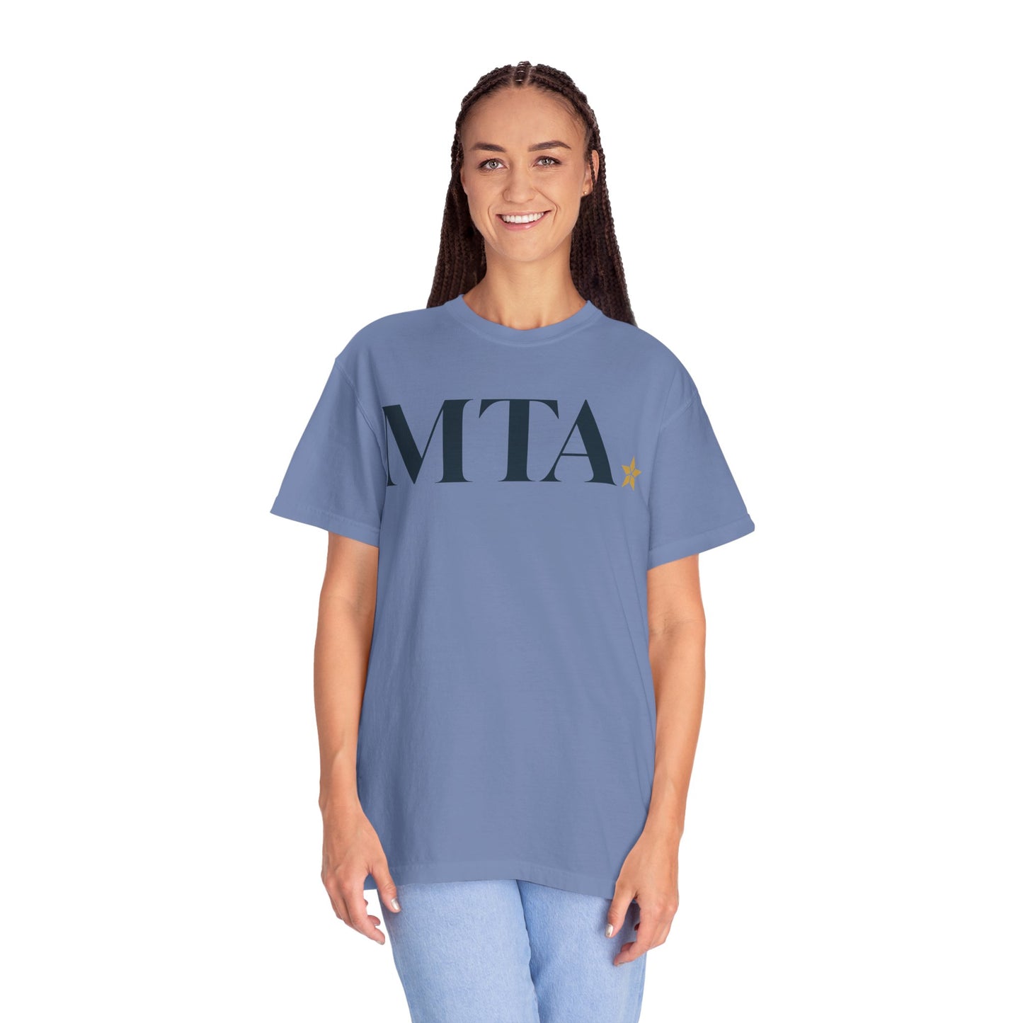 Monogram Comfort Colors T-Shirt with Star