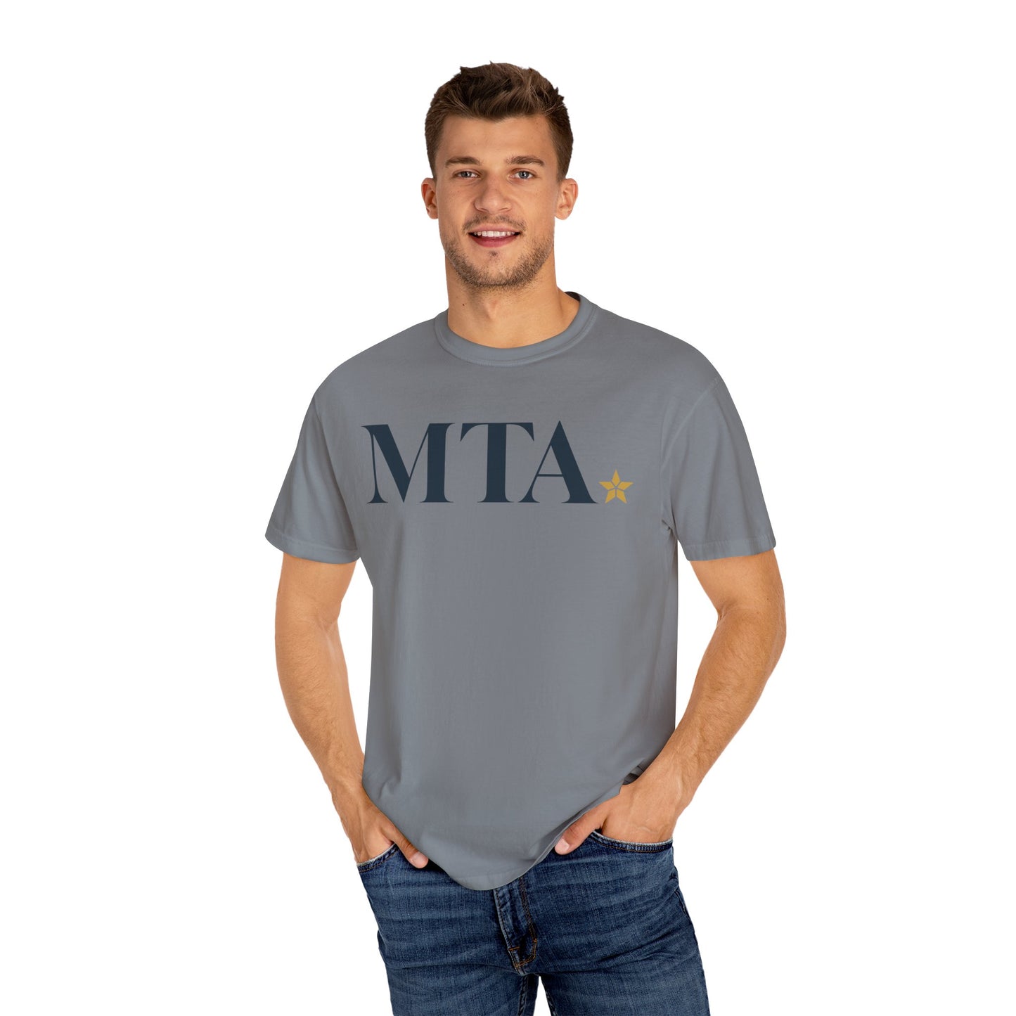 Monogram Comfort Colors T-Shirt with Star