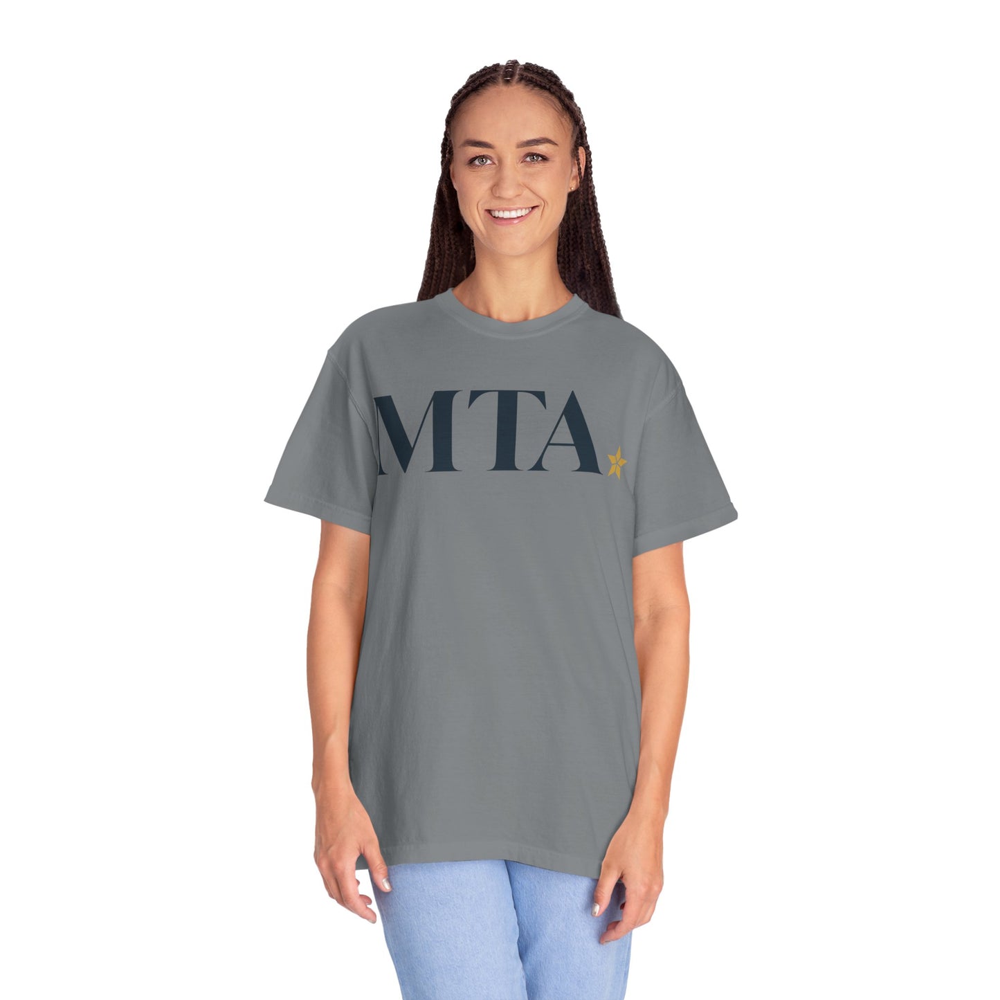 Monogram Comfort Colors T-Shirt with Star