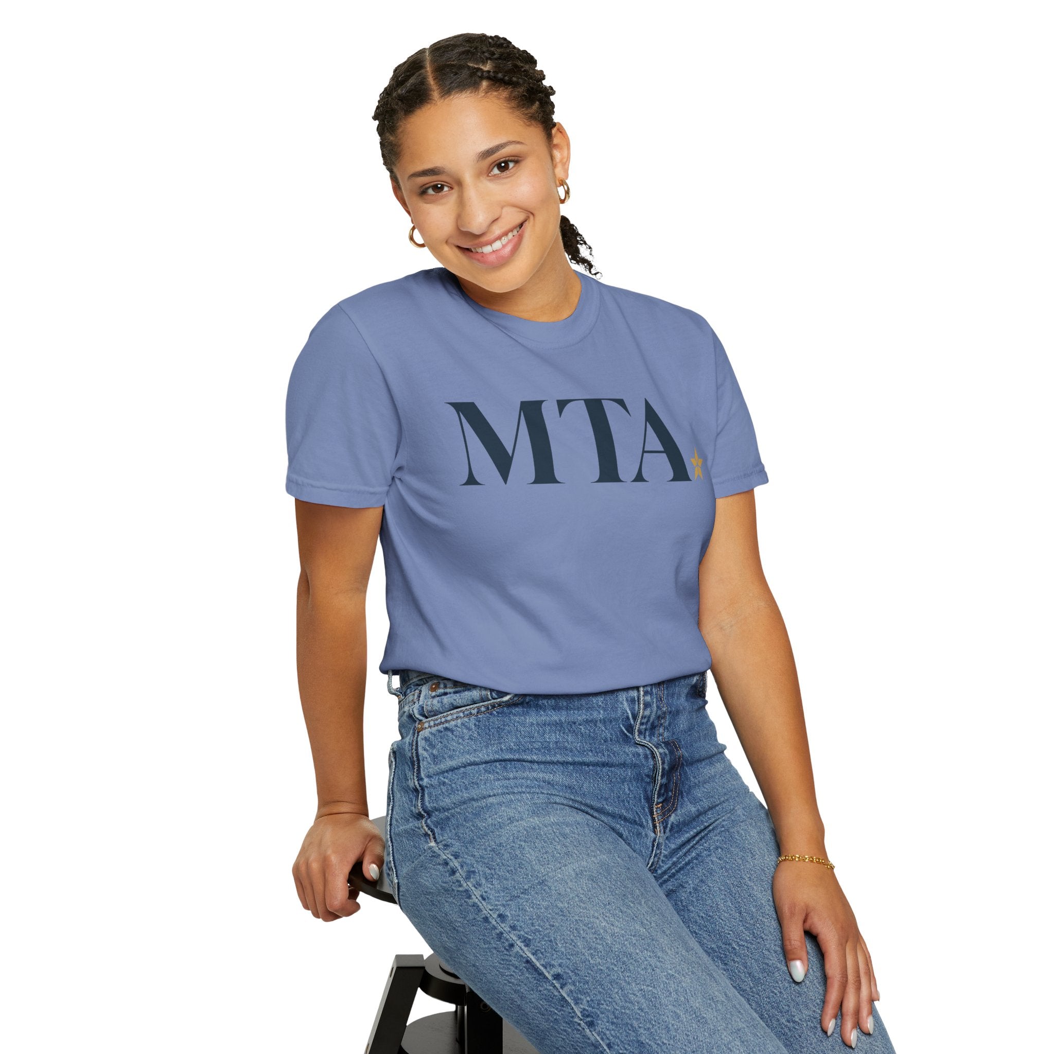 Monogram Comfort Colors T-Shirt with Star
