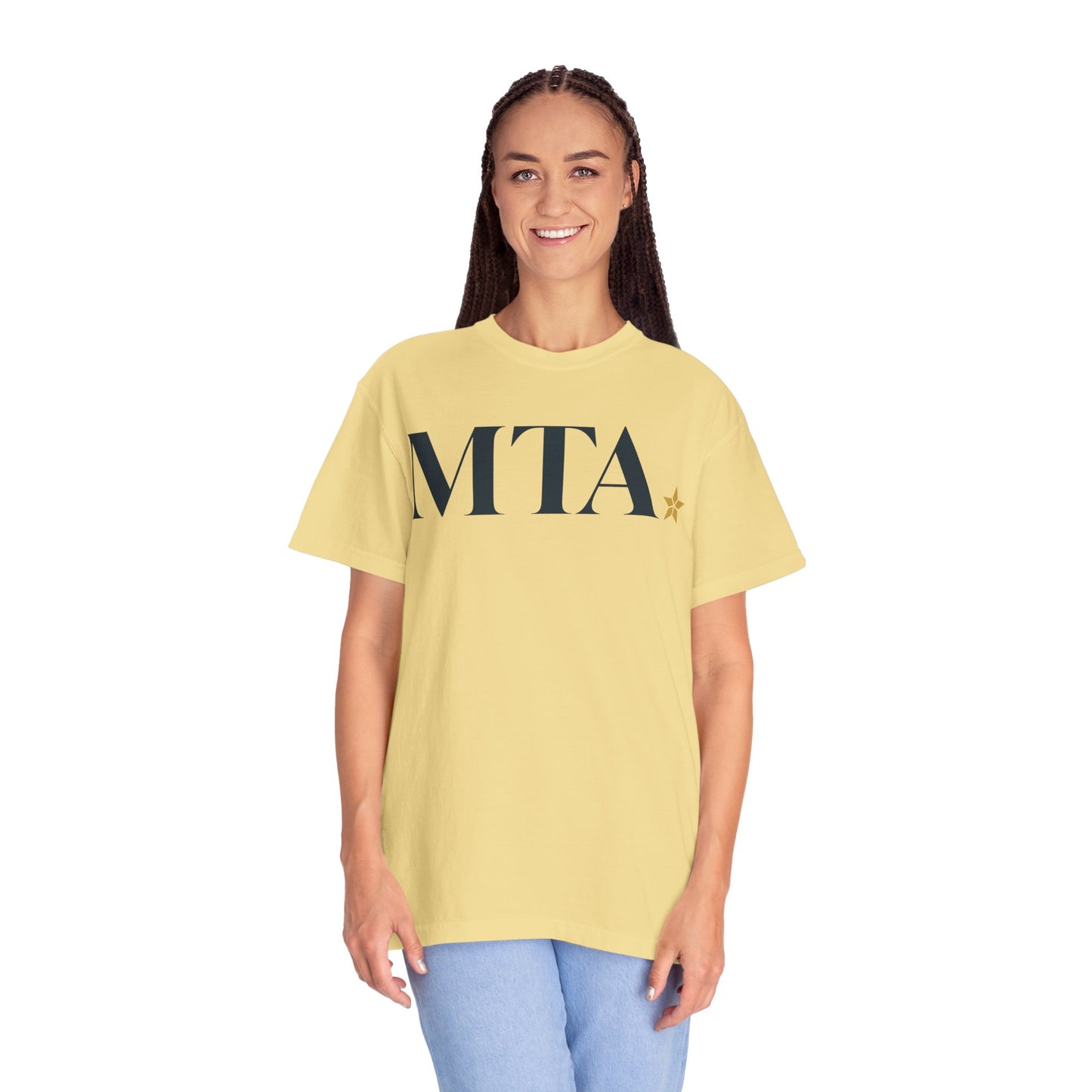 Monogram Comfort Colors T-Shirt with Star
