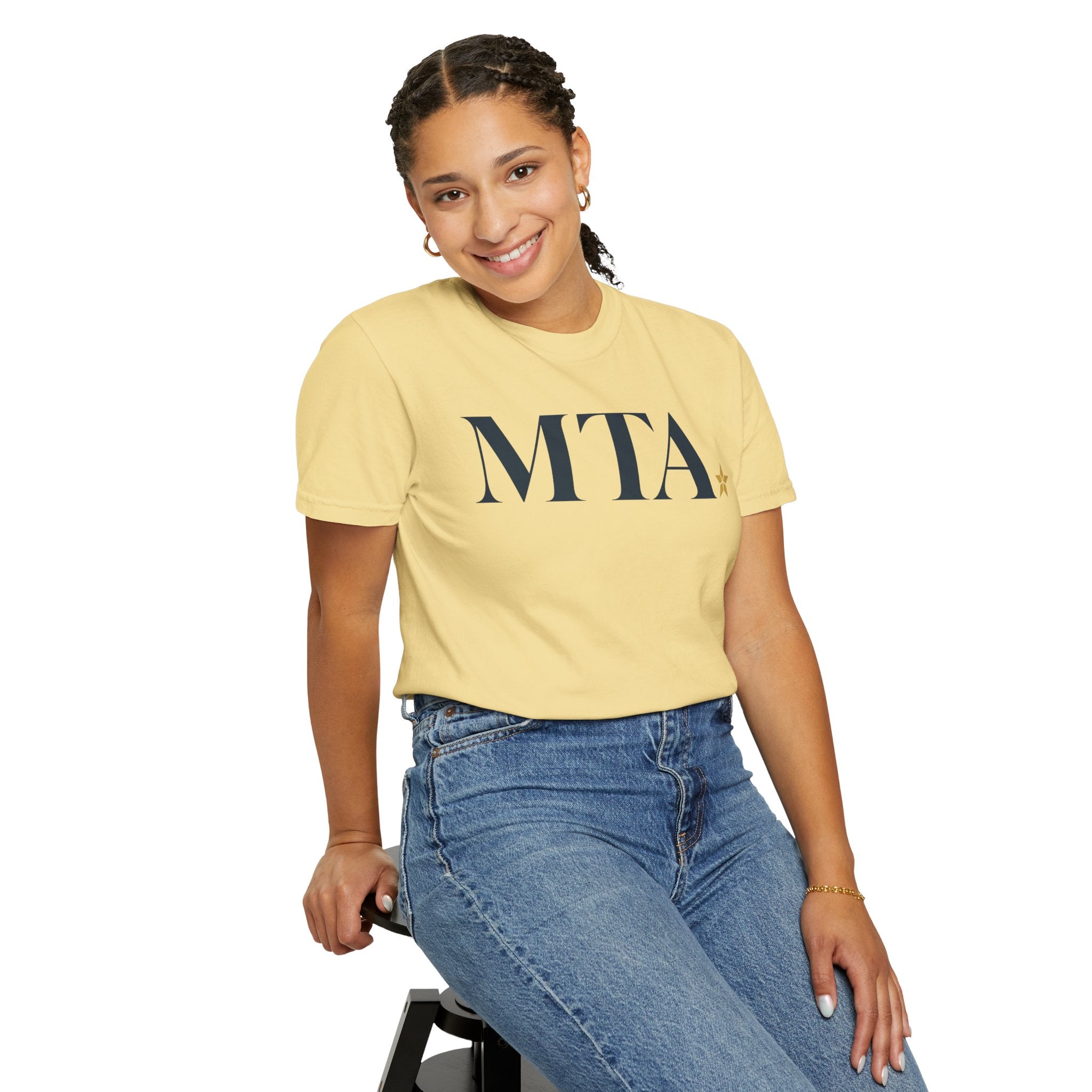 Monogram Comfort Colors T-Shirt with Star