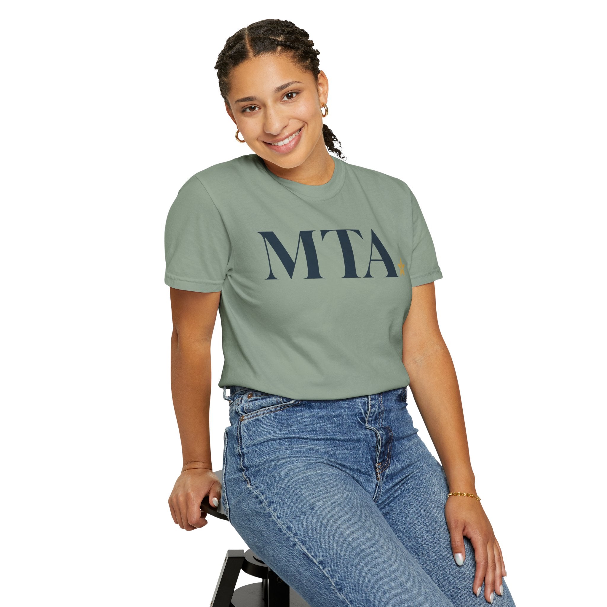 Monogram Comfort Colors T-Shirt with Star