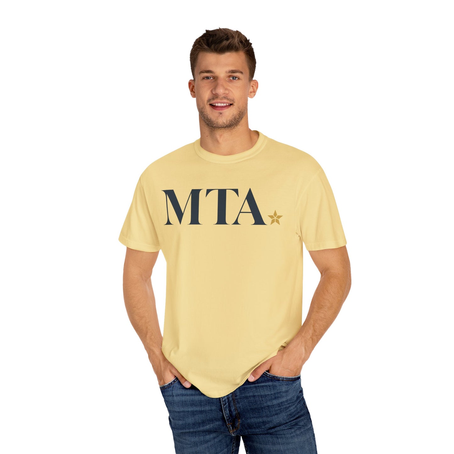 Monogram Comfort Colors T-Shirt with Star
