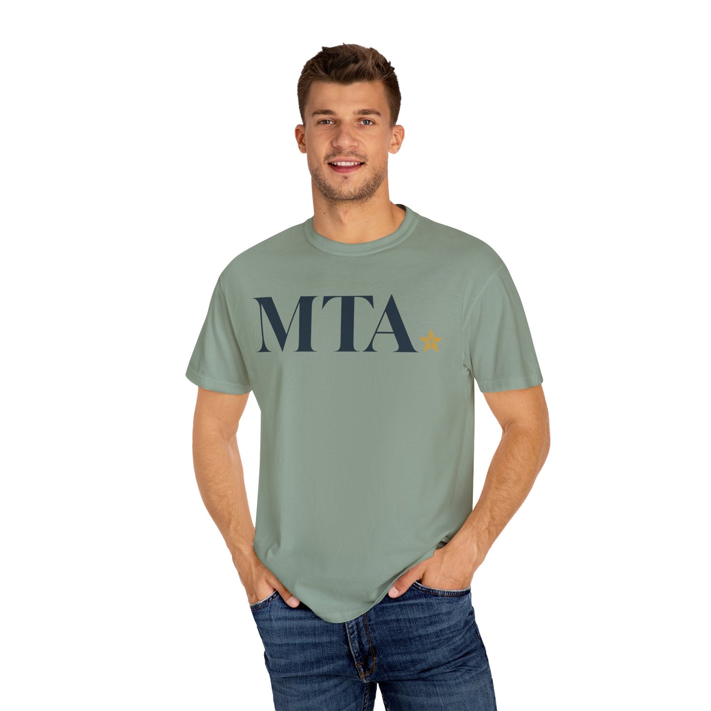 Monogram Comfort Colors T-Shirt with Star