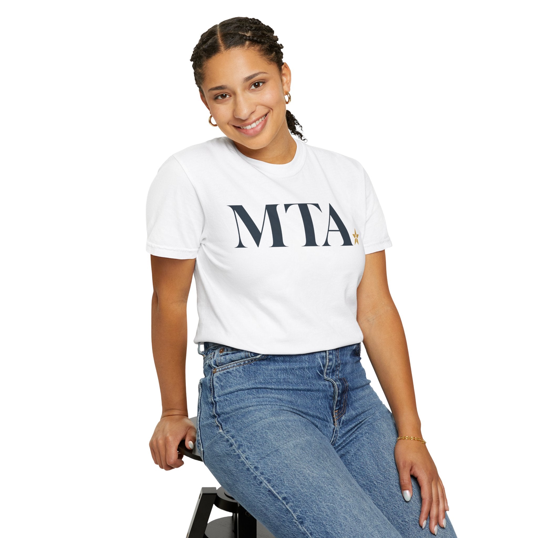 Monogram Comfort Colors T-Shirt with Star