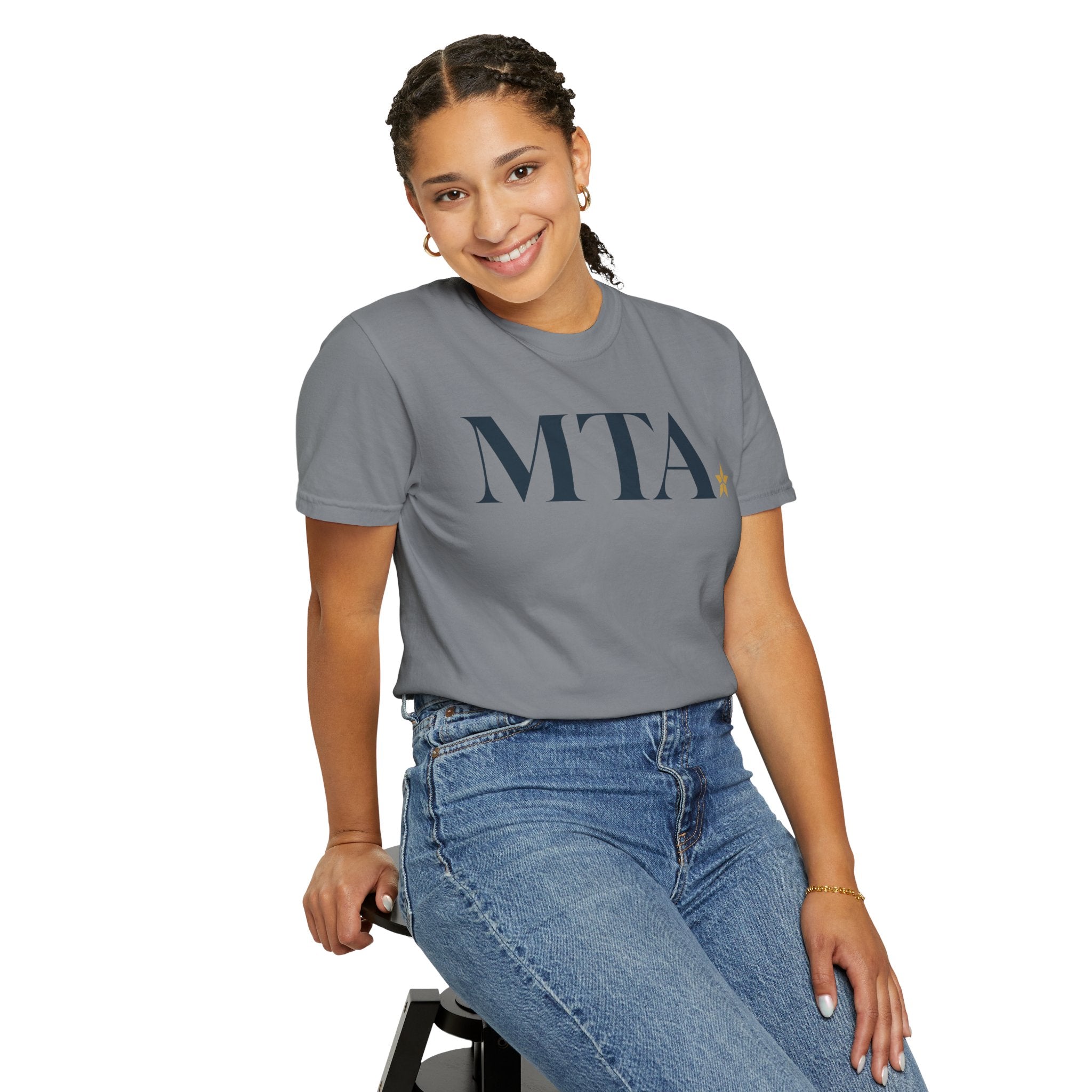 Monogram Comfort Colors T-Shirt with Star