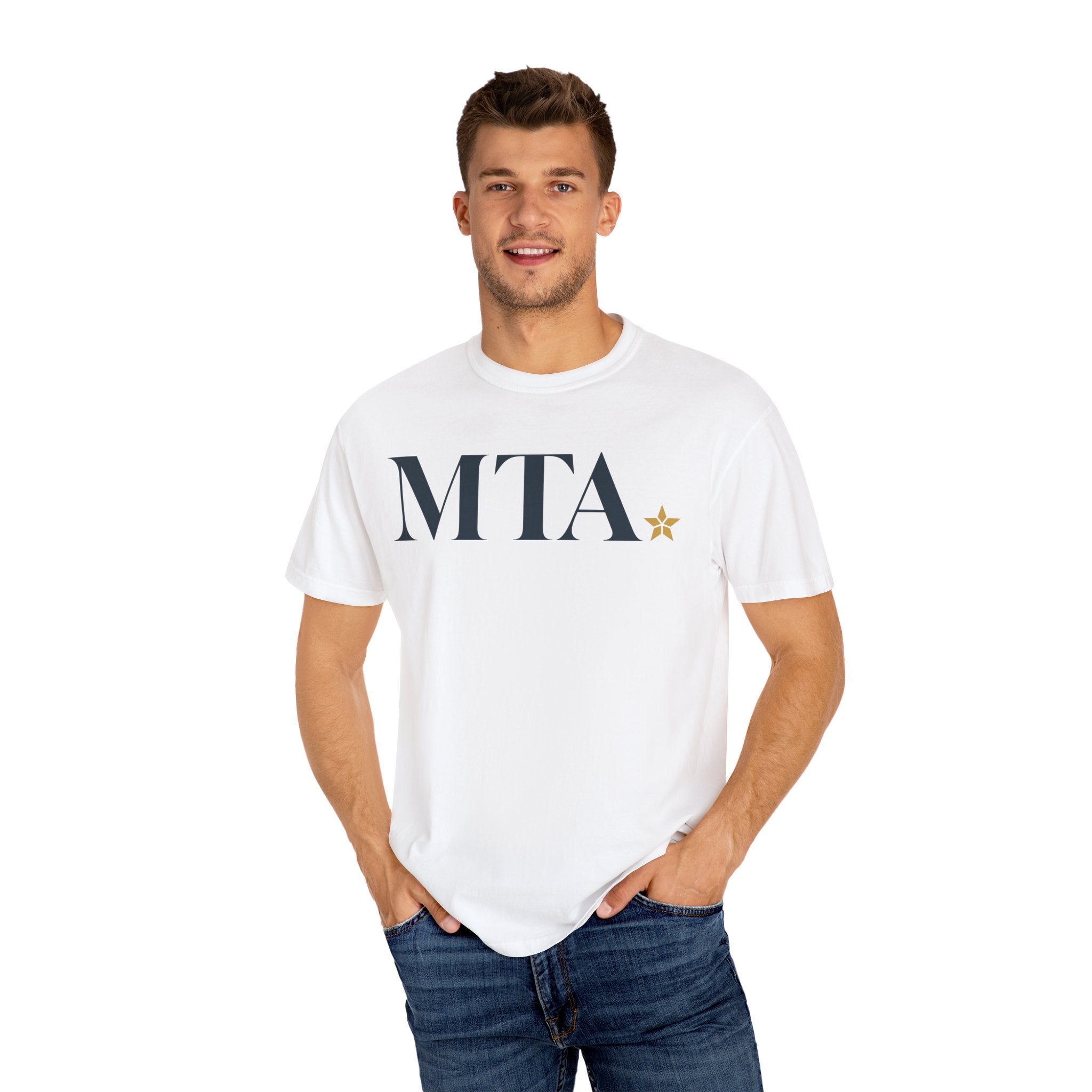 Monogram Comfort Colors T-Shirt with Star