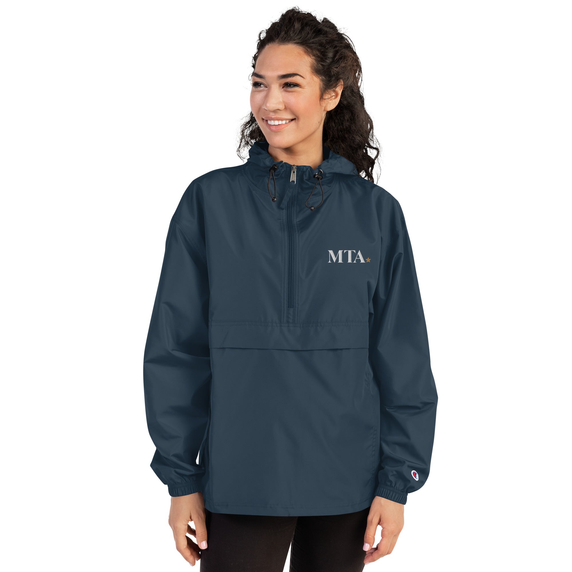 Monogram Embroidered Champion Jacket